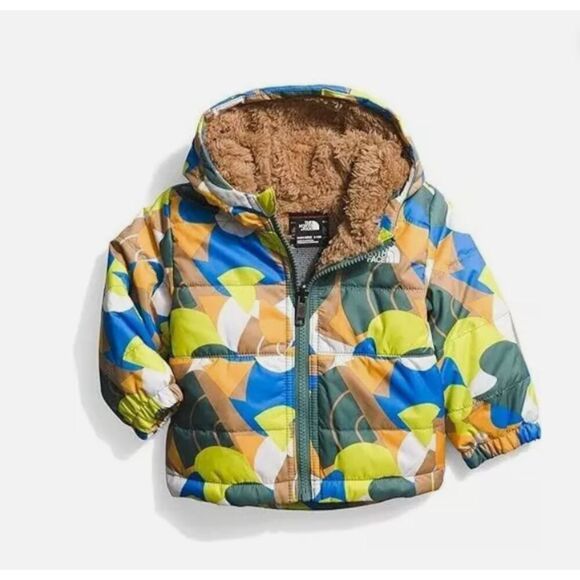 NWT $90 The North Face Reversible Mt. Chimbo Full Zip Jacket Infant Size 3- 6 M - Picture 1 of 7